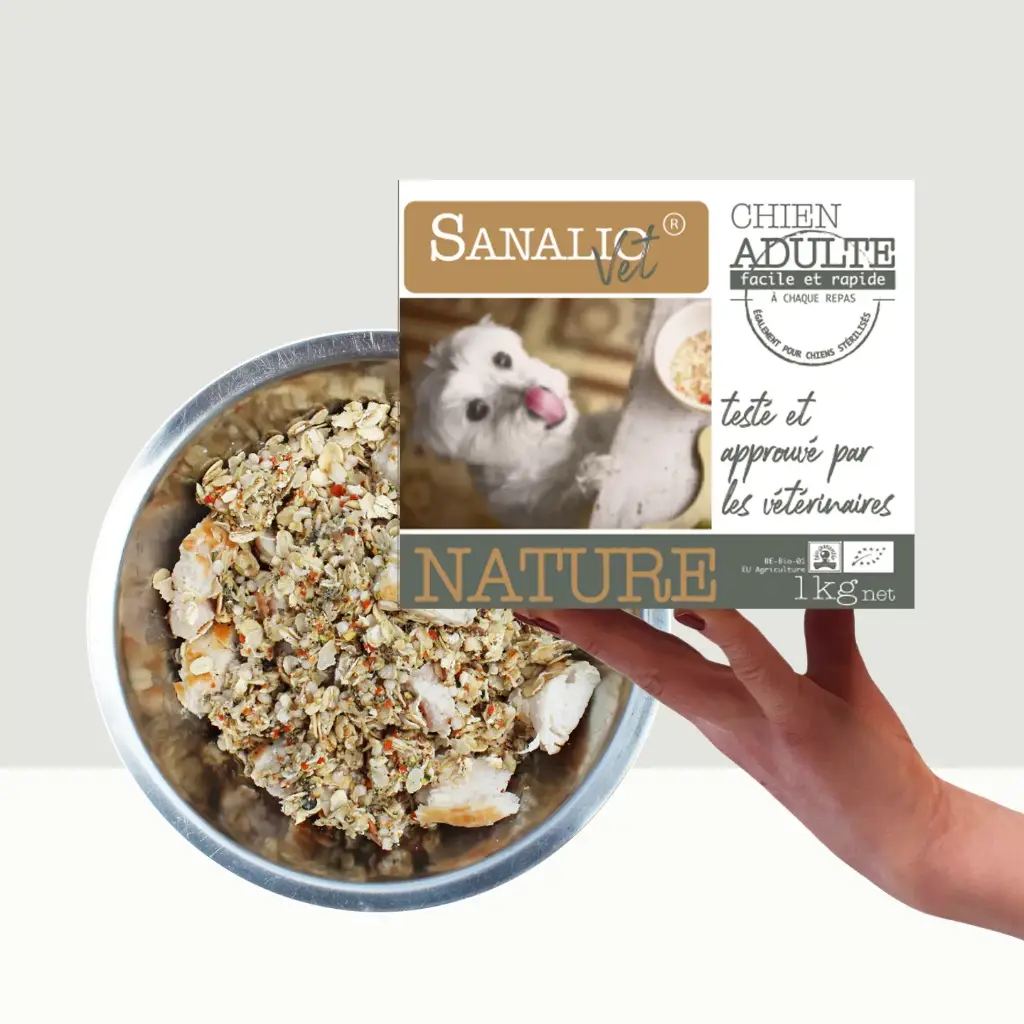 Sanalio Adulte | L'alimentation naturelle qui révolutionne la gamelle